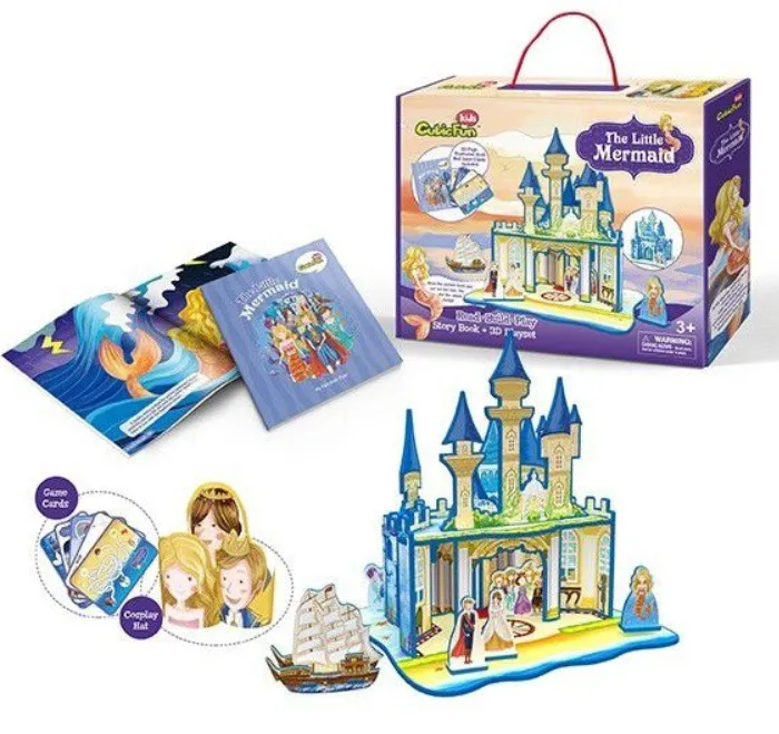 Puzzle 3D - The Little Mermaid - Difficulté : 2/8