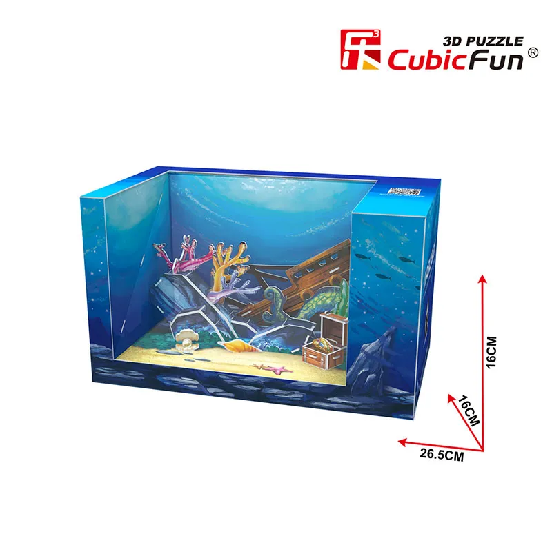 Puzzle 3D - Magic Box - Underwater World (Difficulté: 4/6)
