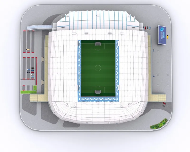Puzzle 3D - Stadion Lech Poznan