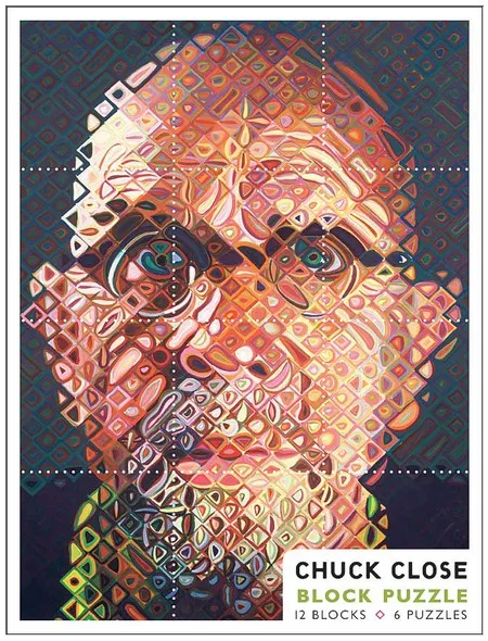 Chuck Close - 12 cubes pour six autoportraits