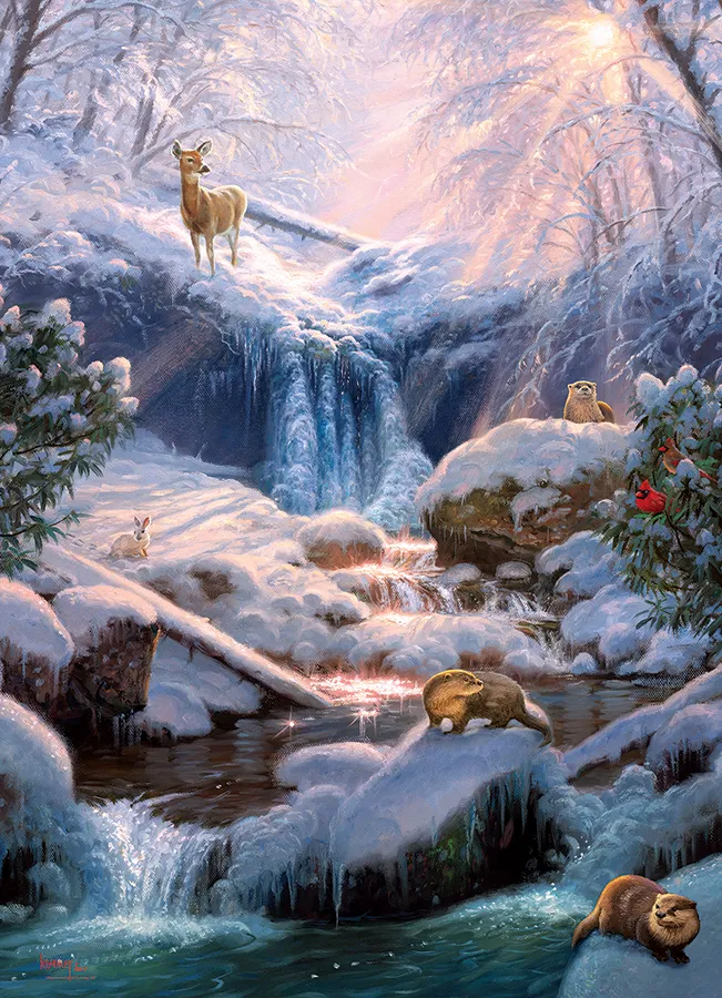 Chutes Mystiques en Hiver