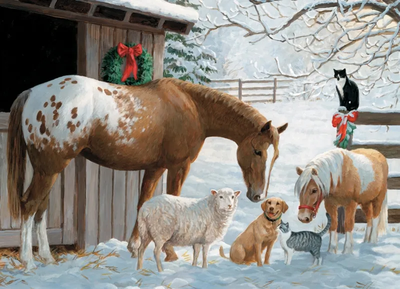 Pièces XXL Familly - Winter Barnyard
