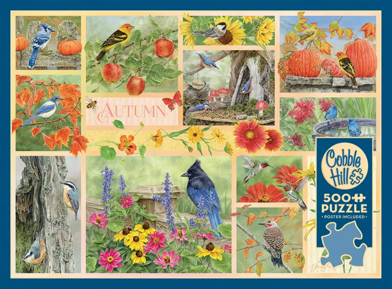 Oiseaux de Jardin en Automne