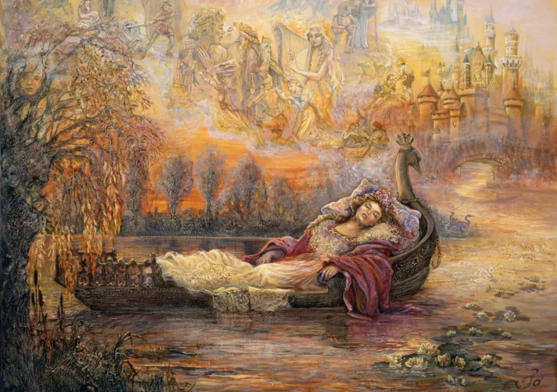 Josephine Wall - Dreams of Camelot