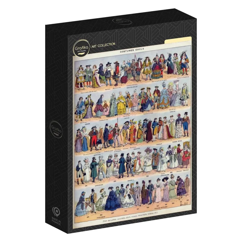 Illustration du Larousse : Costumes Civils