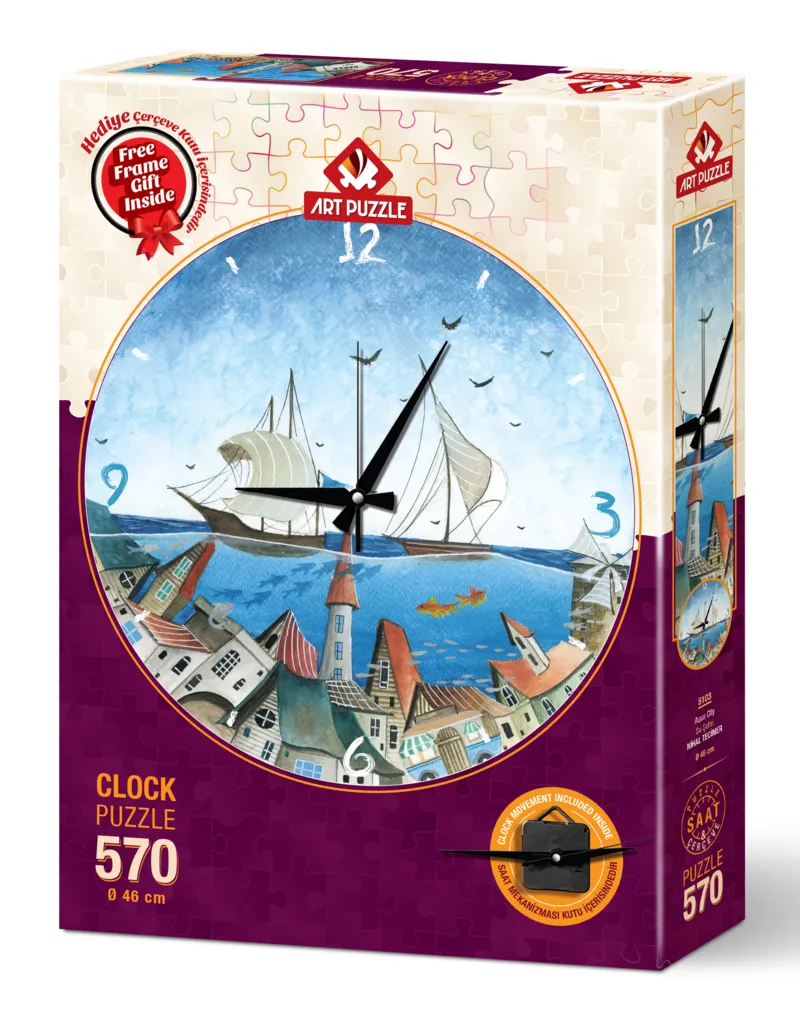 Puzzle Horloge - Ville Acquatique