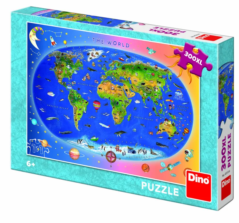 Carte du Monde pour Enfants (en anglais)