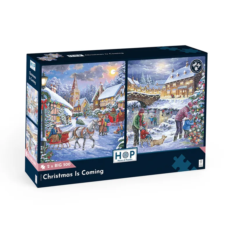 2 Puzzles - Pièces XXL - Christmas Is Coming