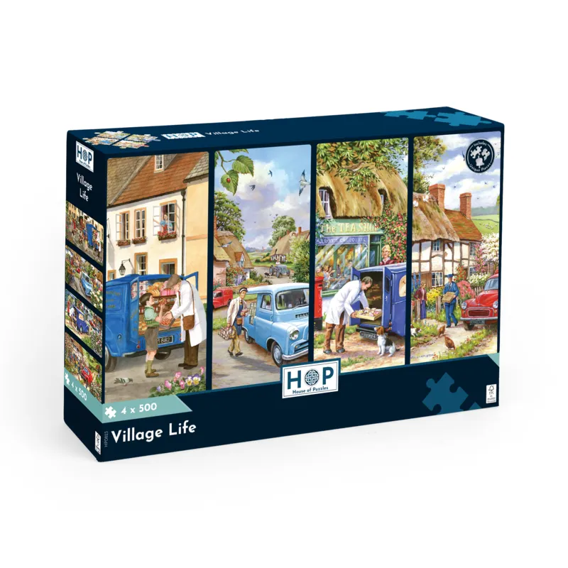 4 Puzzles - La Vie au Village