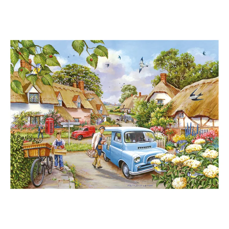 4 Puzzles - La Vie au Village