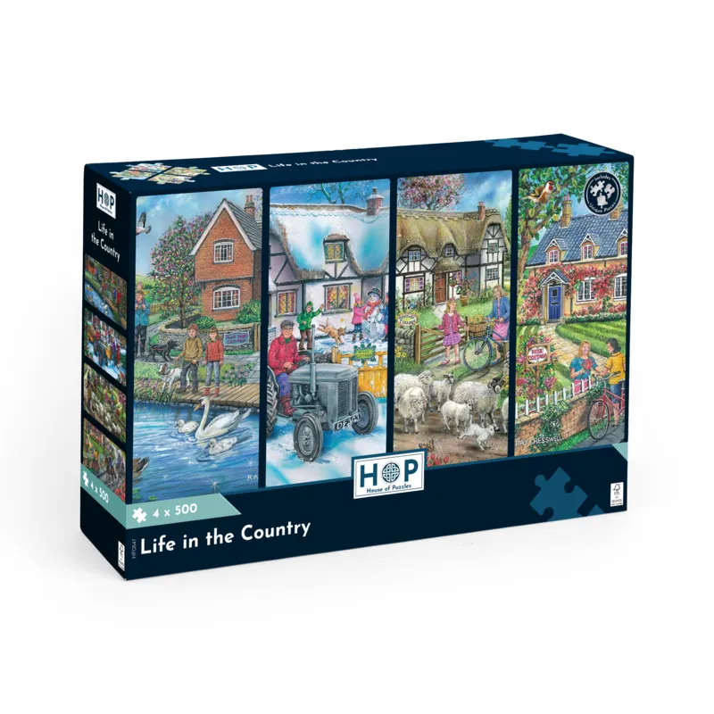 4 Puzzles - La Vie à la Campagne