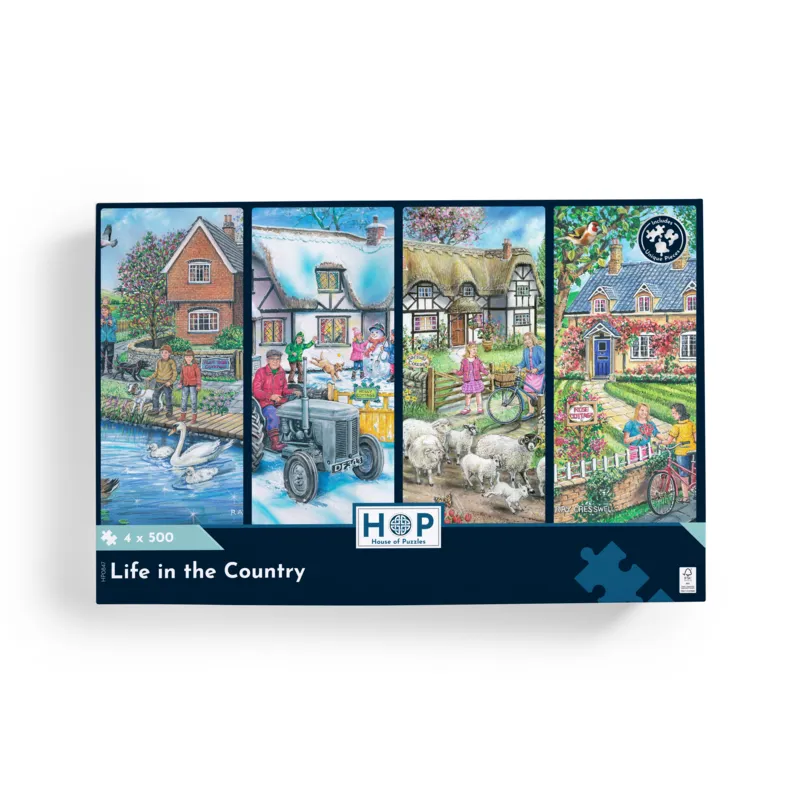 4 Puzzles - La Vie à la Campagne