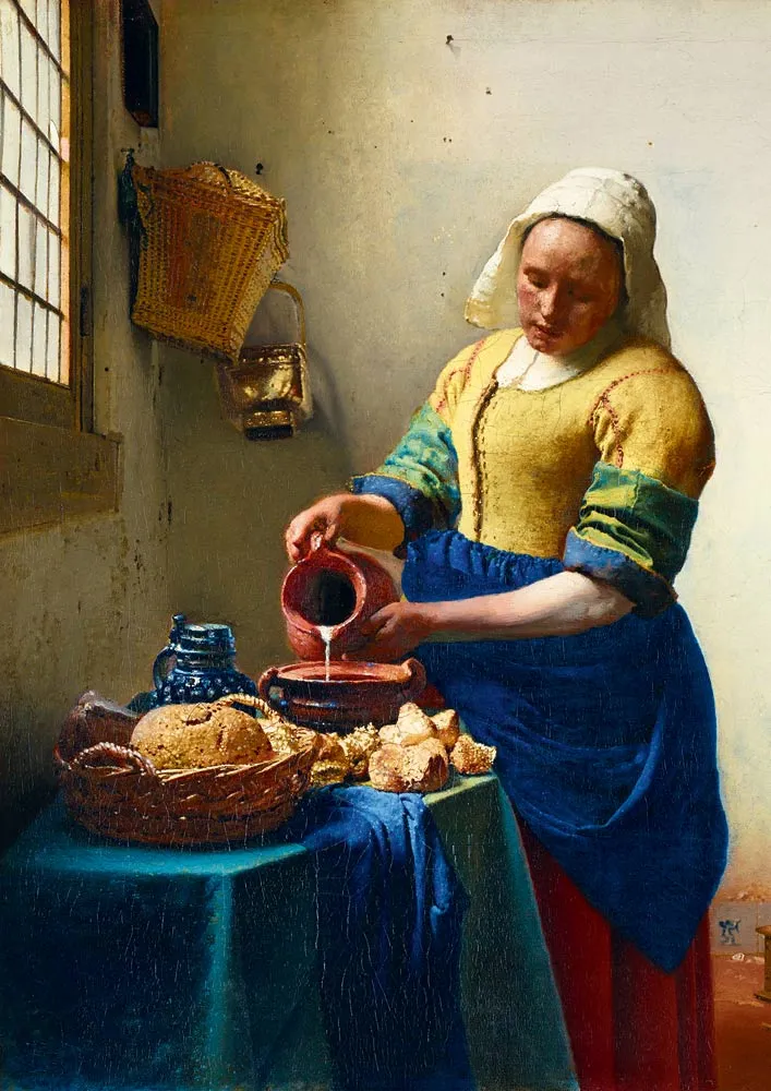 Vermeer- The Milkmaid, 1658