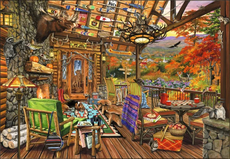 Adirondack Porch