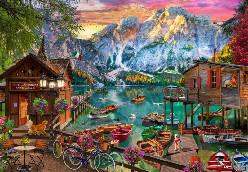 Lago Di Braies, Italie