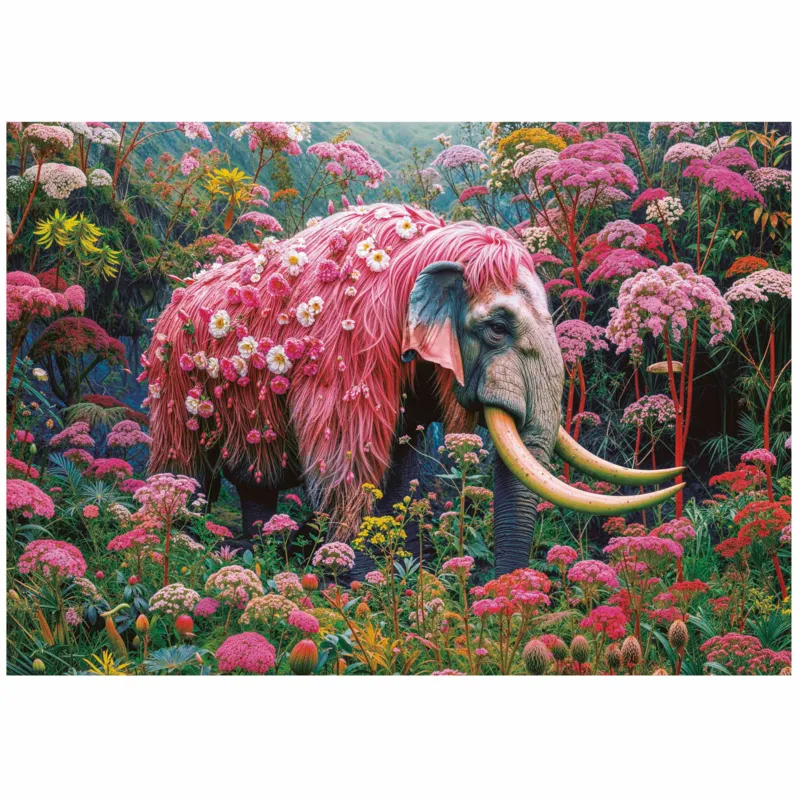 Éléphant Fleuri