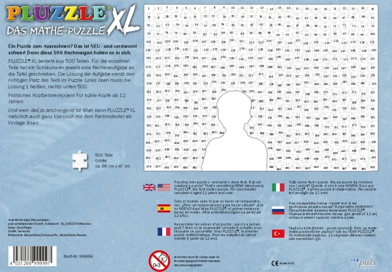 PLUZZLE XL - Le puzzle de maths grand format