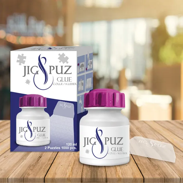 Colle 120 ml pour 2 Puzzles 1000 Pièces avec Spatule