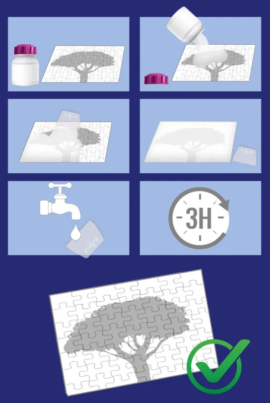 Colle 120 ml pour 2 Puzzles 1000 Pièces avec Spatule