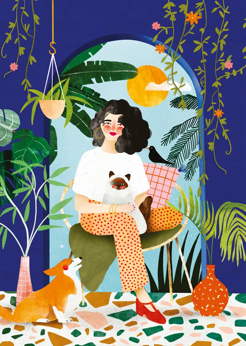 Jardin Bleu