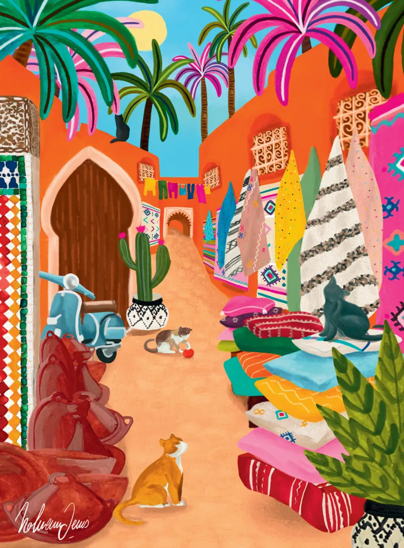 Mini Puzzle - Souk de Marrakech