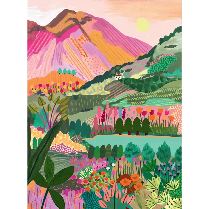 Mini Puzzle - Rainbow Mountain