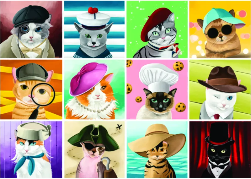 Cats with Hats