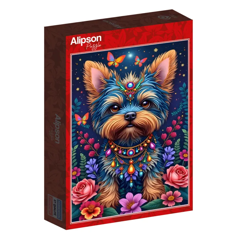 Le Chien au Pays des Fleurs