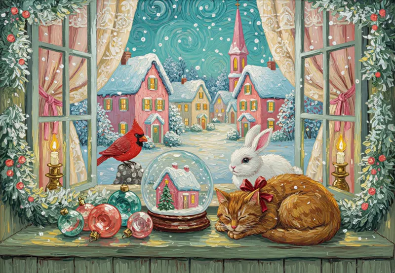 Fenêtre de Noël