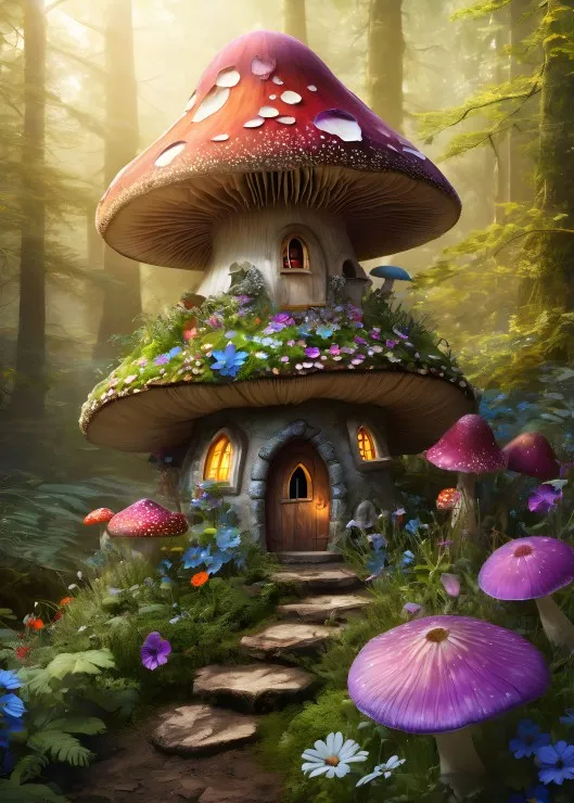 Maison Champignon des Sous-Bois