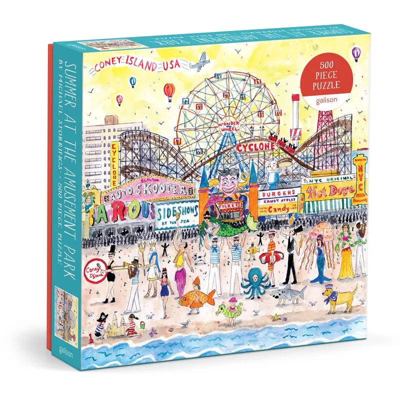 L'Été au Parc d'Attractions - Puzzle 500 Pièces