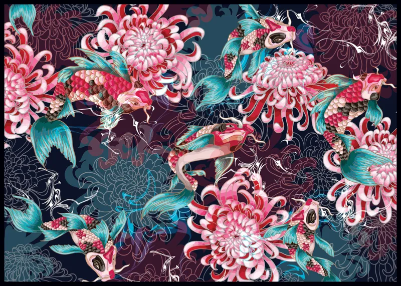 Jardin Secret - Fleurs Japonaises