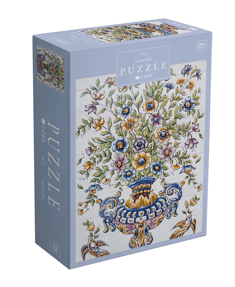 Art on Tiles - Vase Fleuri