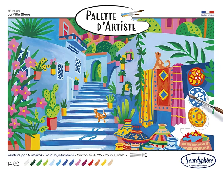 Palette D'Artiste - La Ville Bleue