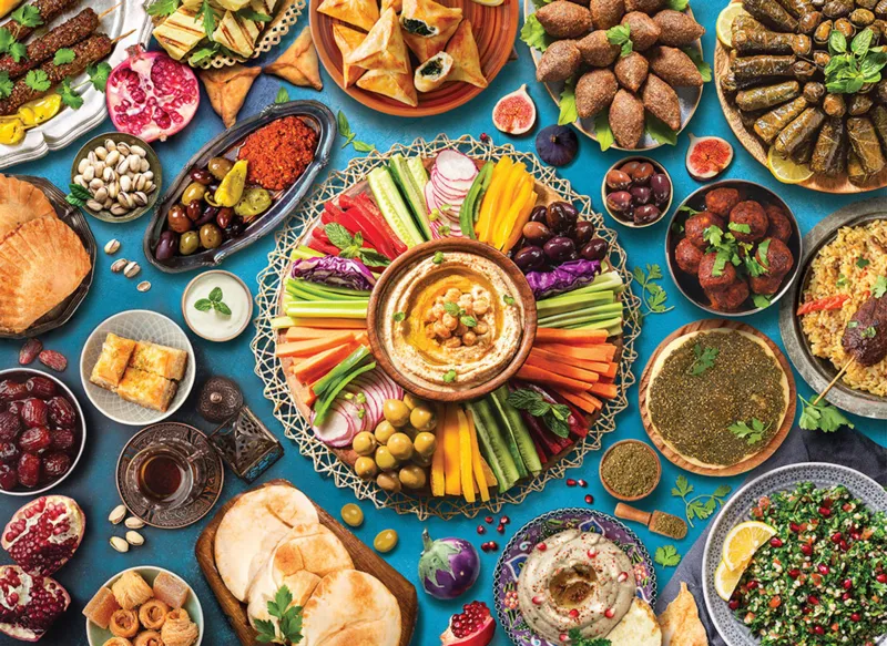 Table du Moyen-Orient