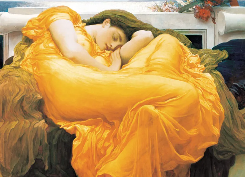 Frederick Lord Leighton : Flaming June