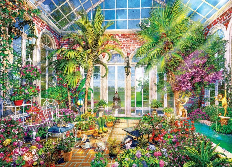 Serre de Jardin en verre