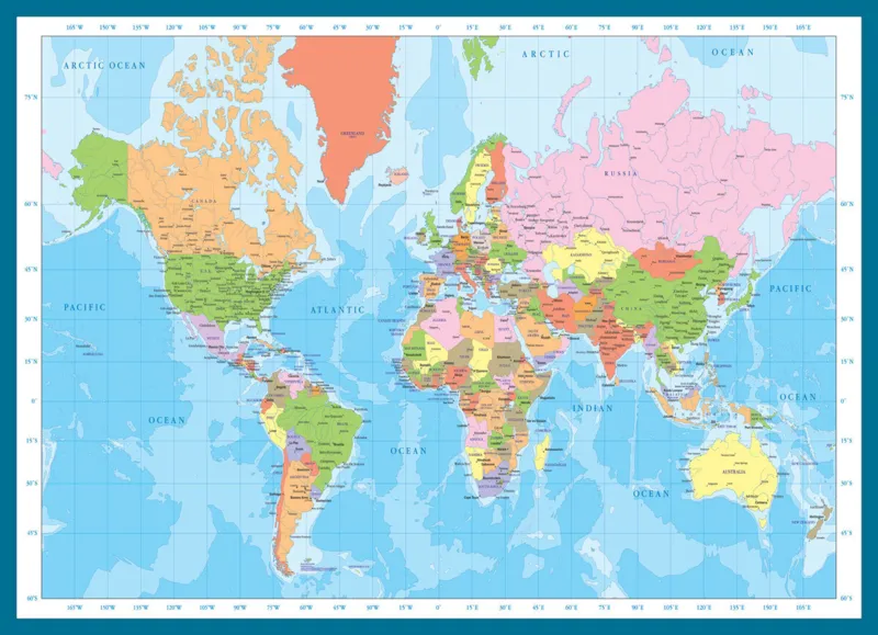 Carte du monde
