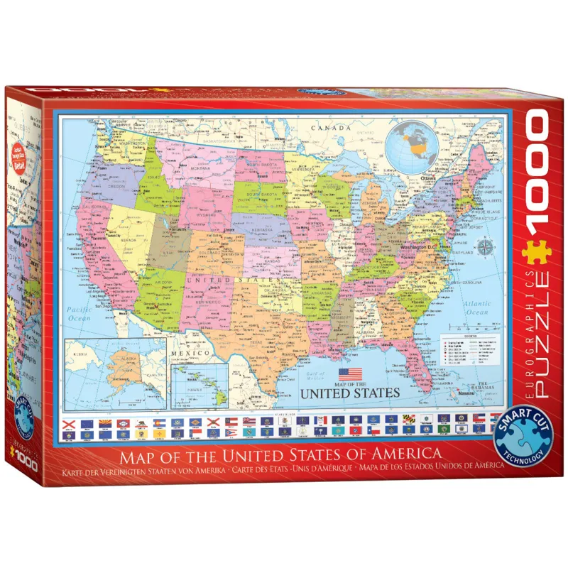 Carte des Etats-Unis