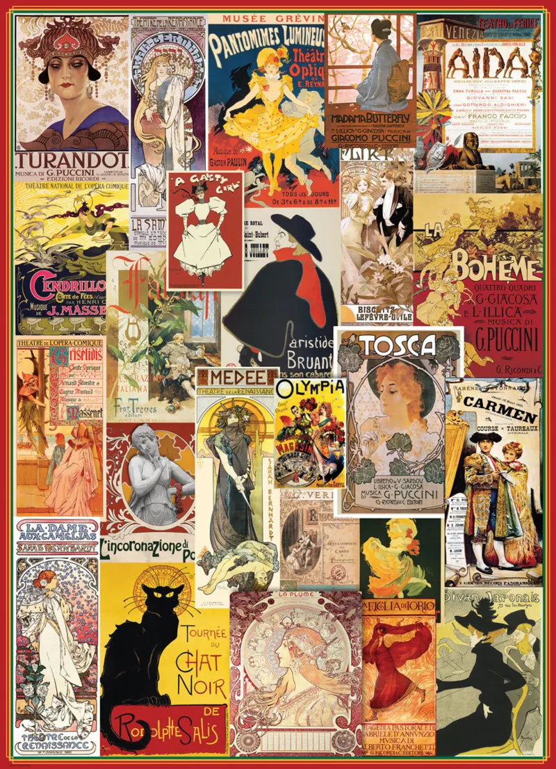 Anciennes Affiches de Théâtre et d'Opéra