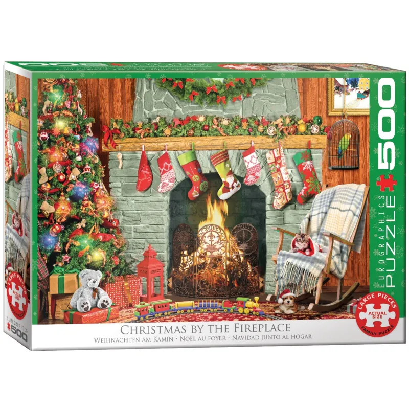 Pièces XXL - Christmas by the Fireplace