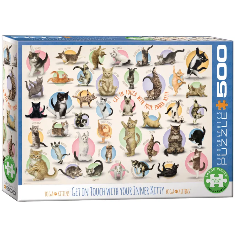 Pièces XXL - Familiy Puzzle: Yoga Kittens