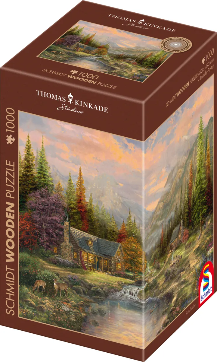 Puzzle en bois - Le Ruisseau de Montagne