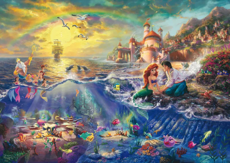 Thomas Kinkade - Ariel La Petite Sirène