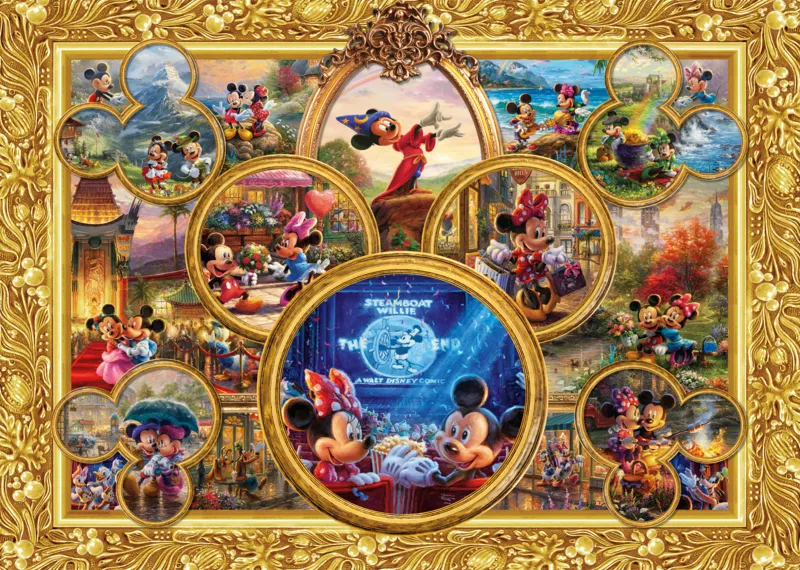 Mickey & Minnie - Collage de Rêves