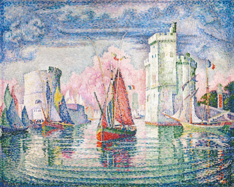 Puzzle en Bois Découpé à la Main - Entrée Du Port De La Rochelle