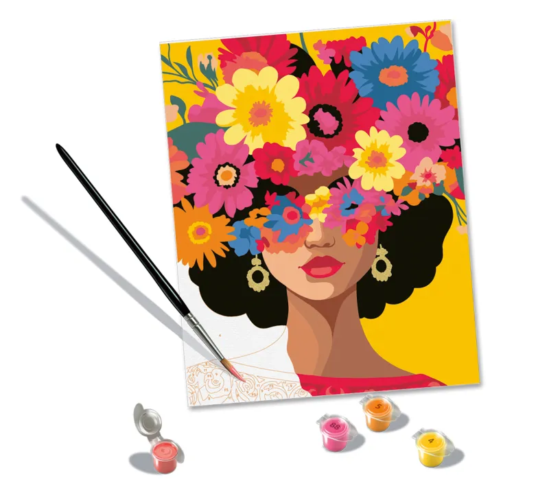 Peinture au Numéro - CréArt - Blooming Beauty