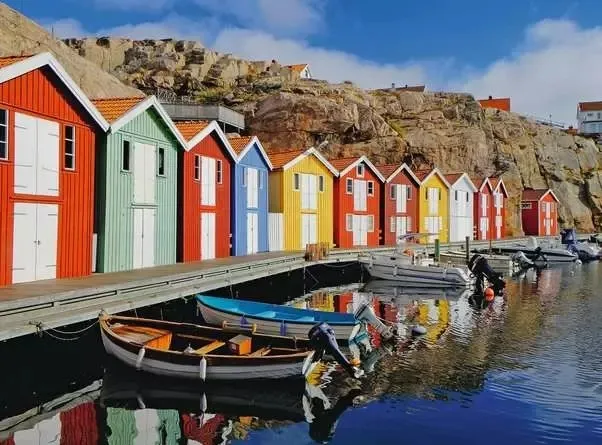 Pièces XXL - Feel Well & Puzzle - Maisons Colorées En Suède