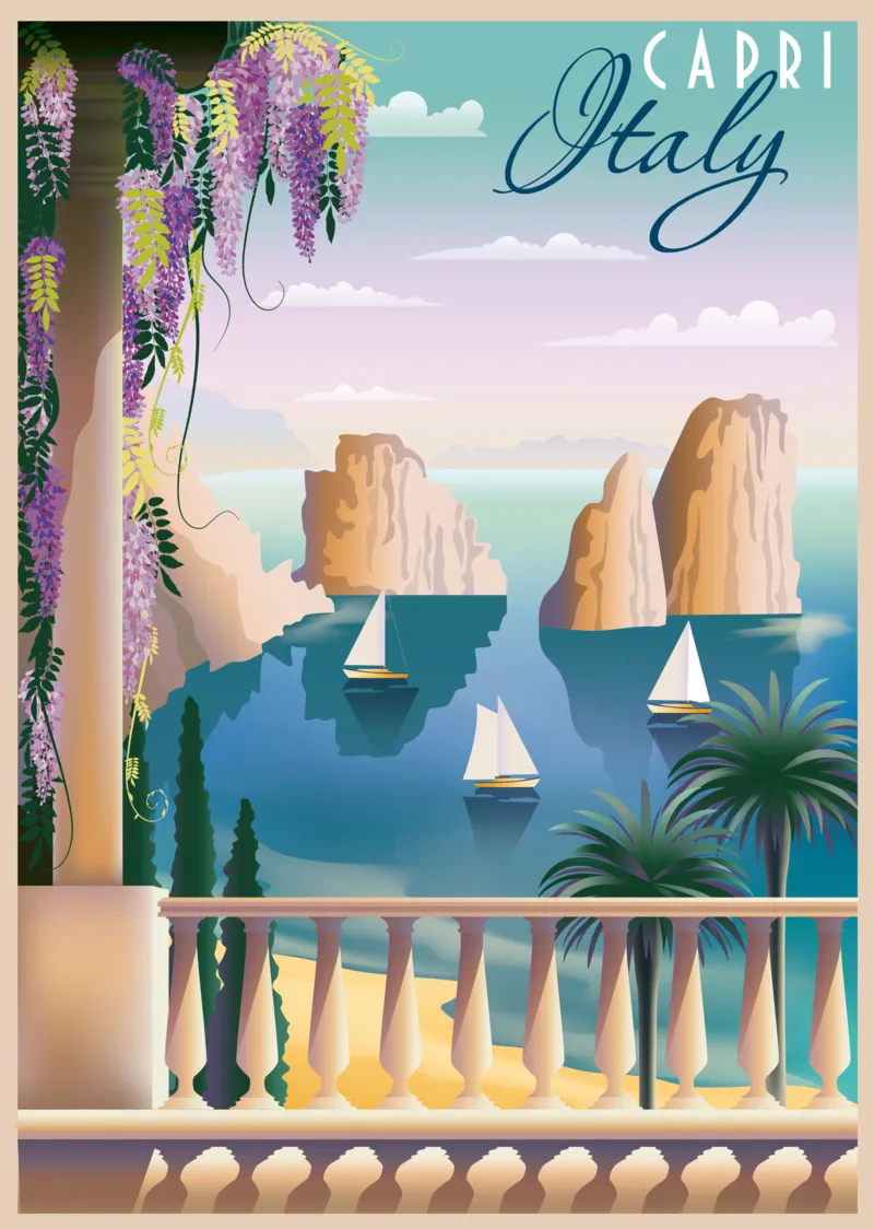 Carte Postale Capri