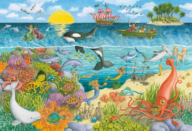 2 Puzzles - Pirates et Sirènes